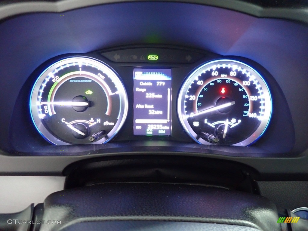 2019 Highlander Hybrid Limited AWD - Midnight Black Metallic / Black photo #28