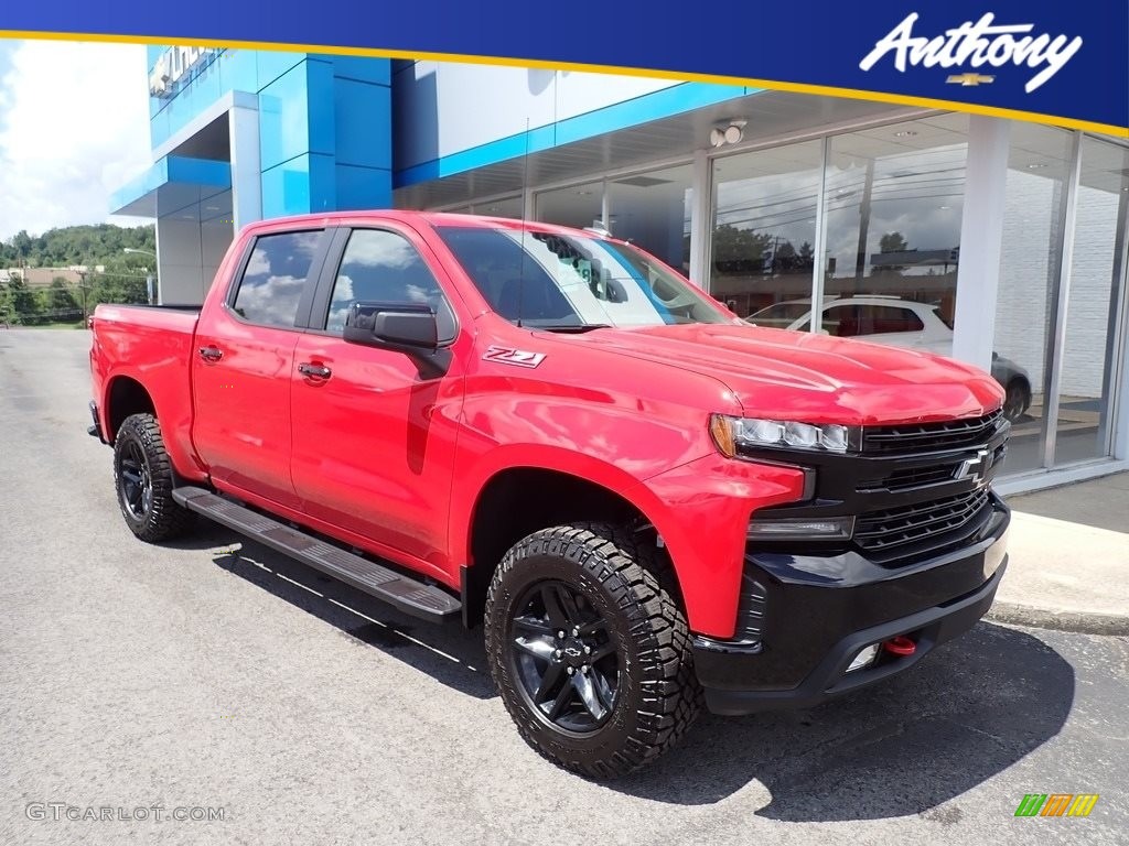 2020 Silverado 1500 LT Trail Boss Crew Cab 4x4 - Red Hot / Jet Black photo #1