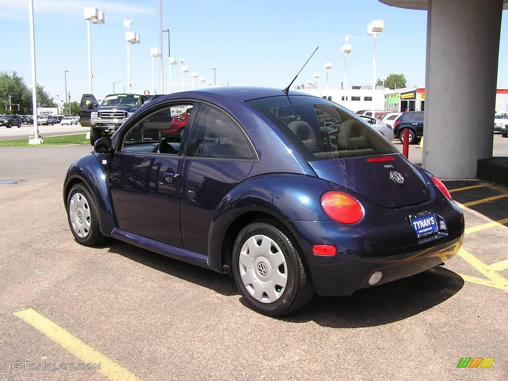 2001 New Beetle GL Coupe - Batik Blue Metallic / Cream photo #4
