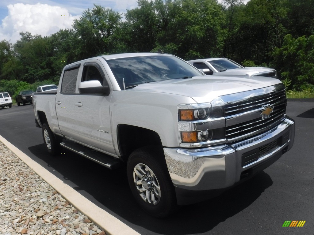 Silver Ice Metallic 2016 Chevrolet Silverado 2500HD LT Crew Cab 4x4 Exterior Photo #139028098