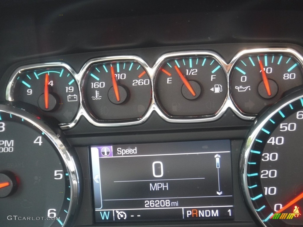 2016 Chevrolet Silverado 2500HD LT Crew Cab 4x4 Gauges Photo #139028753