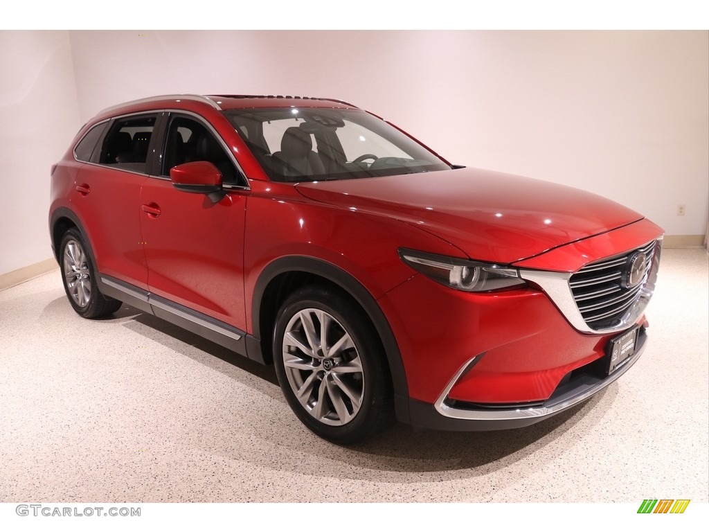 2017 CX-9 Grand Touring AWD - Soul Red Metallic / Black photo #1