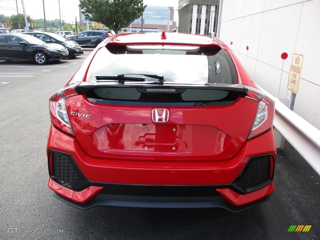 Rallye Red 2017 Honda Civic EX-L Navi Hatchback Exterior Photo #139029669
