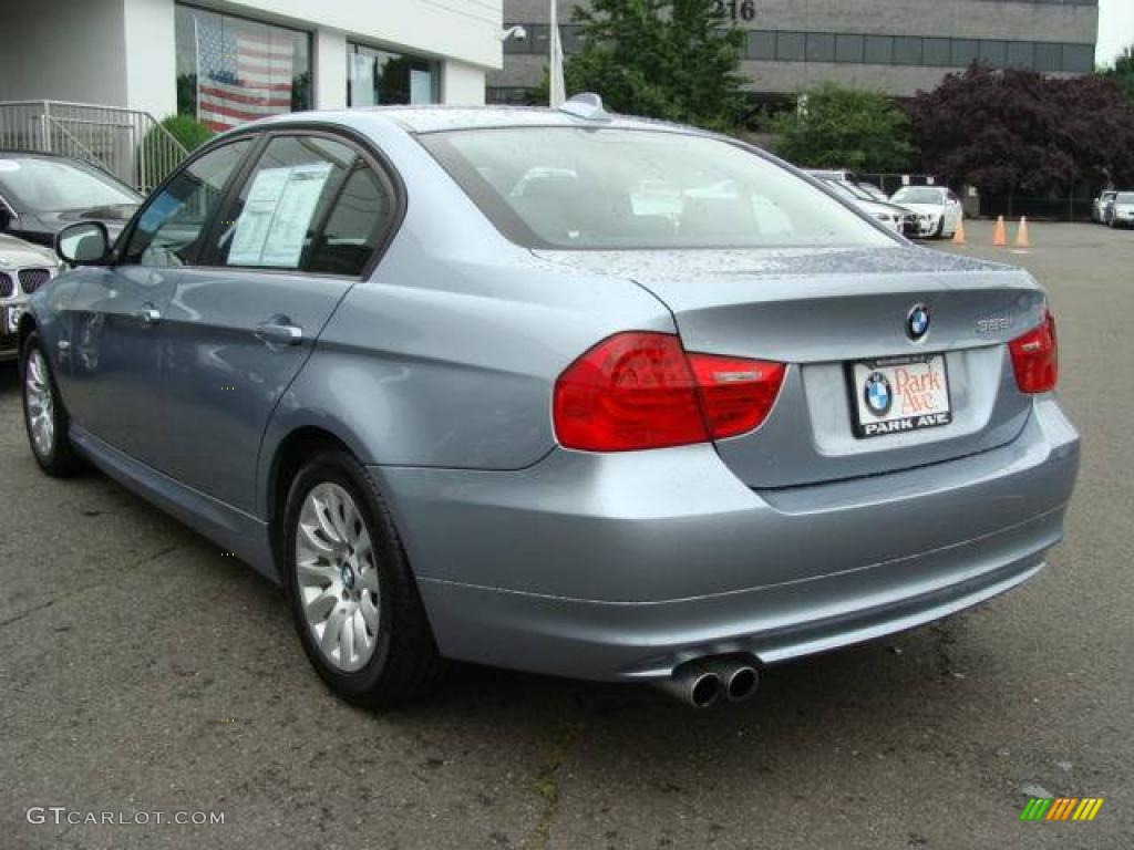 2009 3 Series 328xi Sedan - Blue Water Metallic / Black photo #6