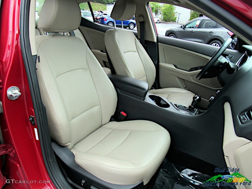 2014 Optima EX - Remington Red / Beige photo #12