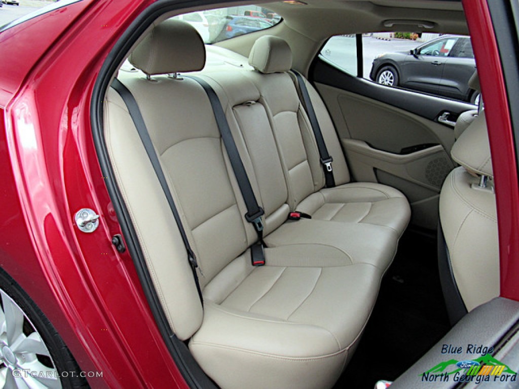 2014 Optima EX - Remington Red / Beige photo #13