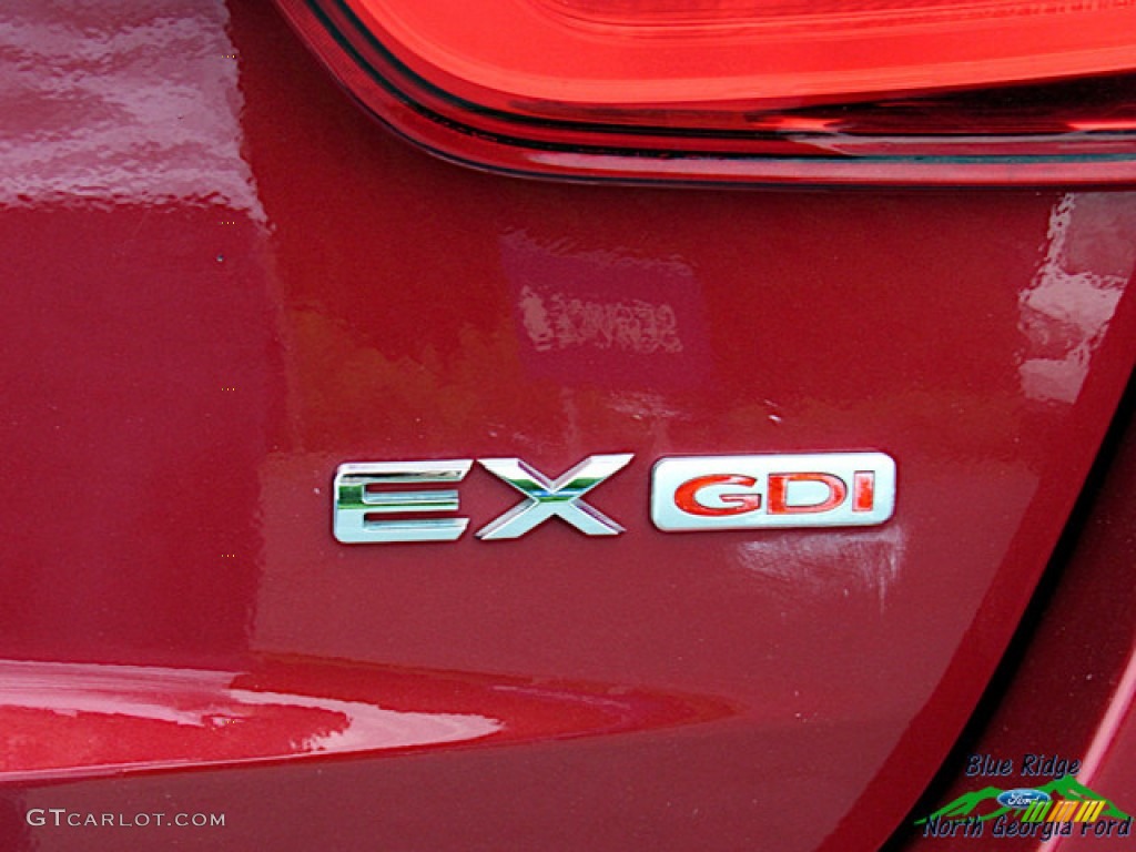 2014 Optima EX - Remington Red / Beige photo #26
