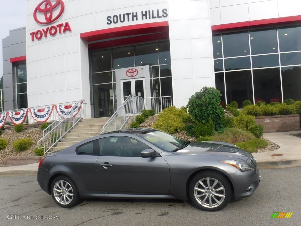 2011 G 37 x AWD Coupe - Liquid Platinum / Graphite photo #2