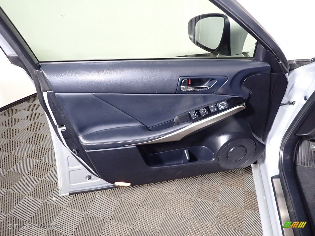 2016 Lexus IS 300 AWD Black Door Panel Photo #139032032