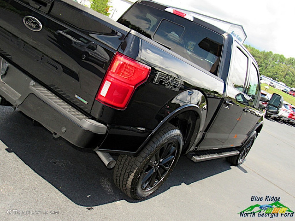 2020 F150 Lariat SuperCrew 4x4 - Agate Black / Black photo #32