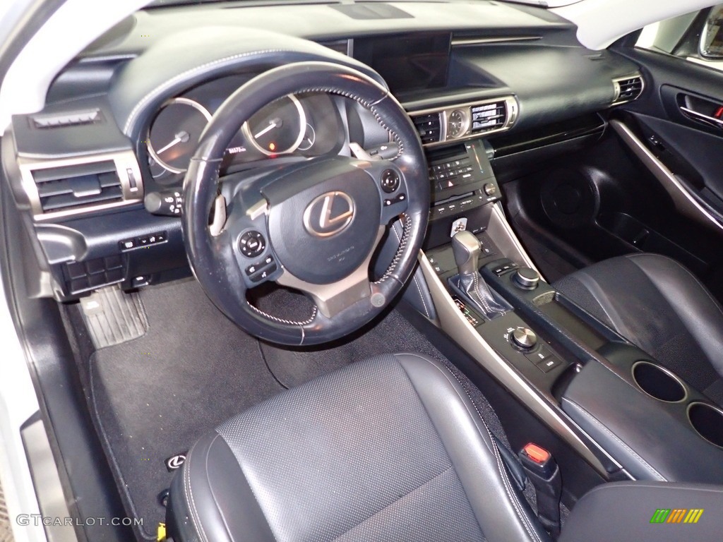 2016 Lexus IS 300 AWD Black Dashboard Photo #139032079