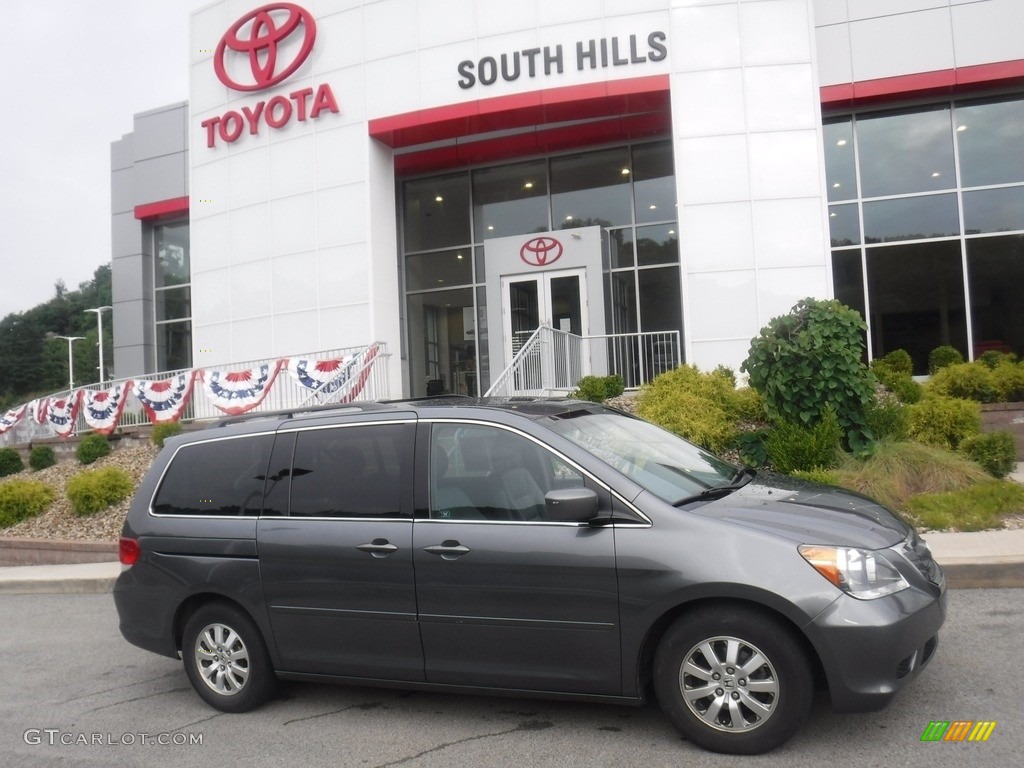 2010 Odyssey EX-L - Slate Green Metallic / Gray photo #2