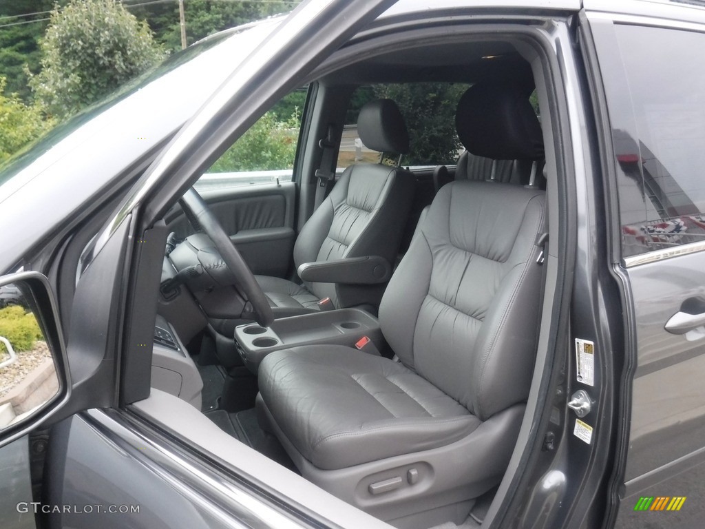 2010 Odyssey EX-L - Slate Green Metallic / Gray photo #19