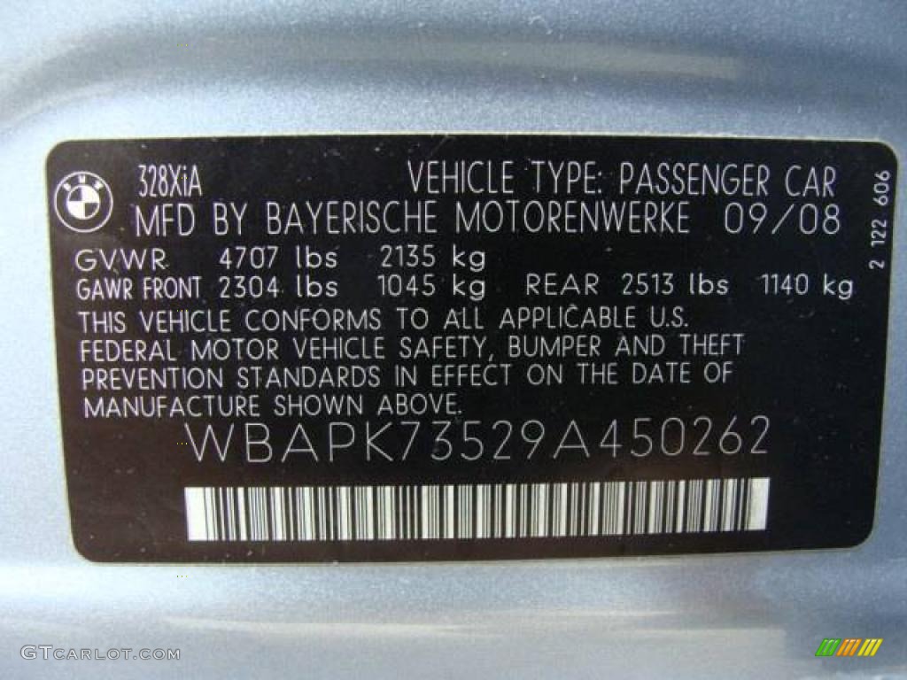 2009 3 Series 328xi Sedan - Blue Water Metallic / Black photo #25