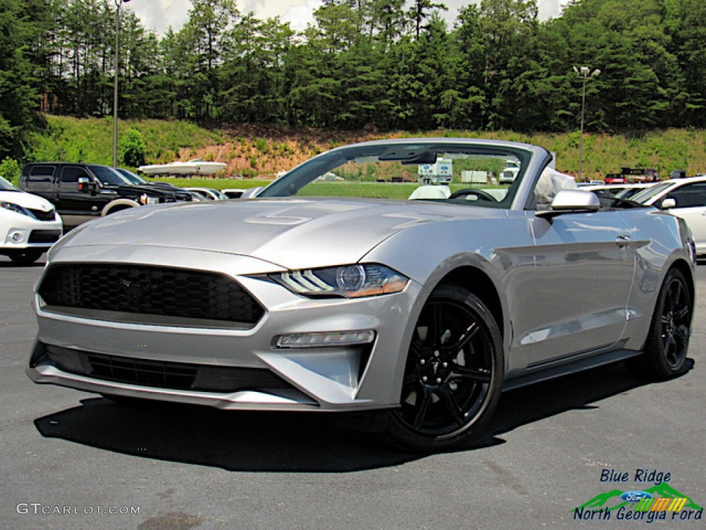 Iconic Silver Ford Mustang