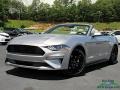 2020 Iconic Silver Ford Mustang EcoBoost Convertible  photo #1