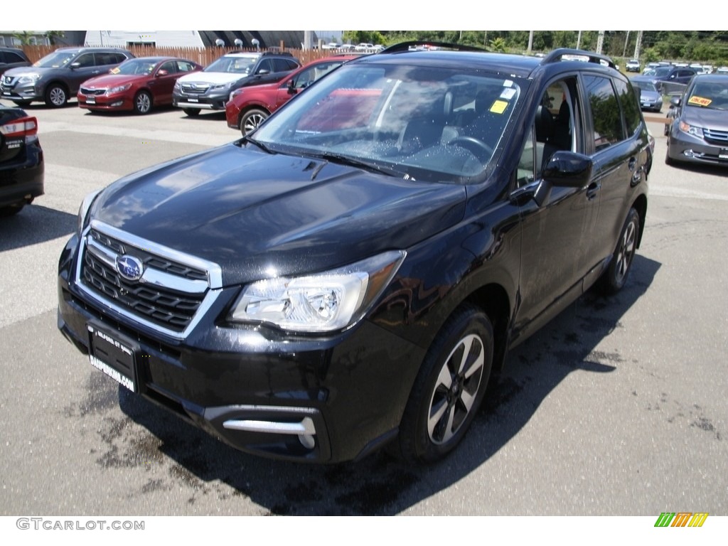 2017 Forester 2.5i Limited - Crystal Black Silica / Black photo #1