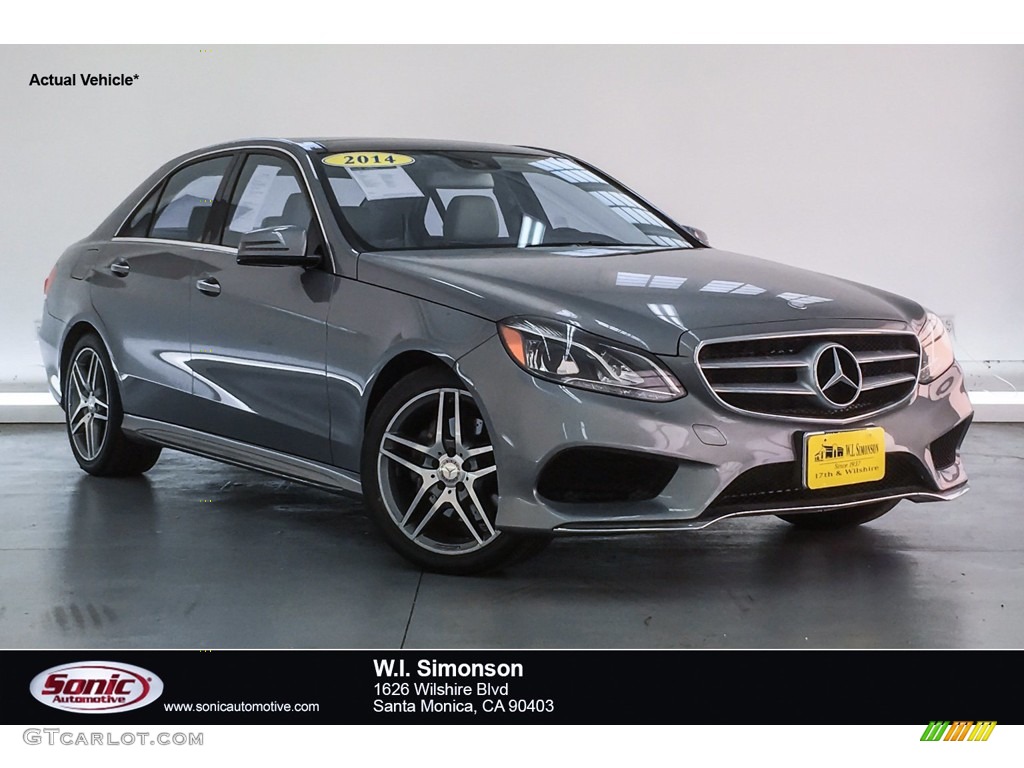 2014 E 350 Sport Sedan - Paladium Silver Metallic / Gray/Dark Gray photo #1