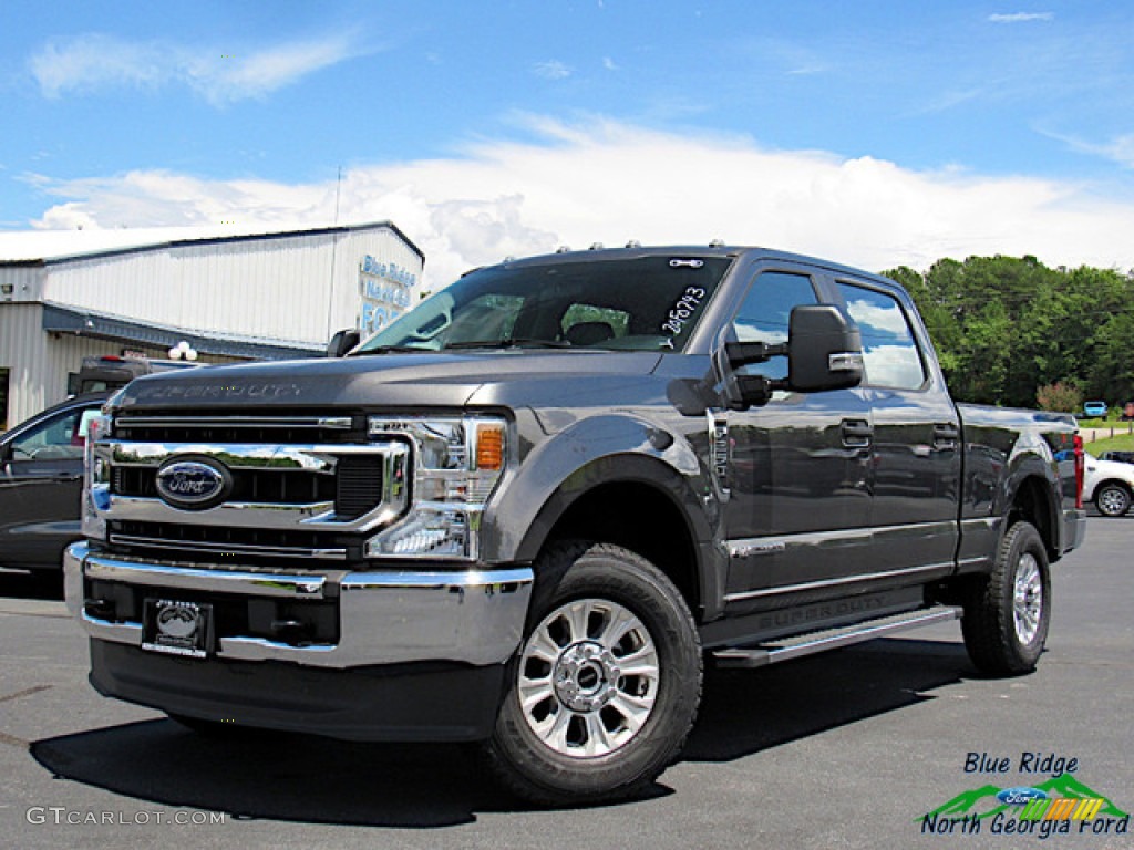 2020 F250 Super Duty XL Crew Cab 4x4 - Magnetic / Medium Earth Gray photo #1