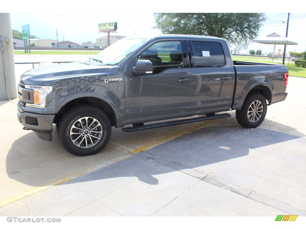 2018 F150 XLT SuperCrew 4x4 - Lead Foot / Special Edition Black/Red photo #7