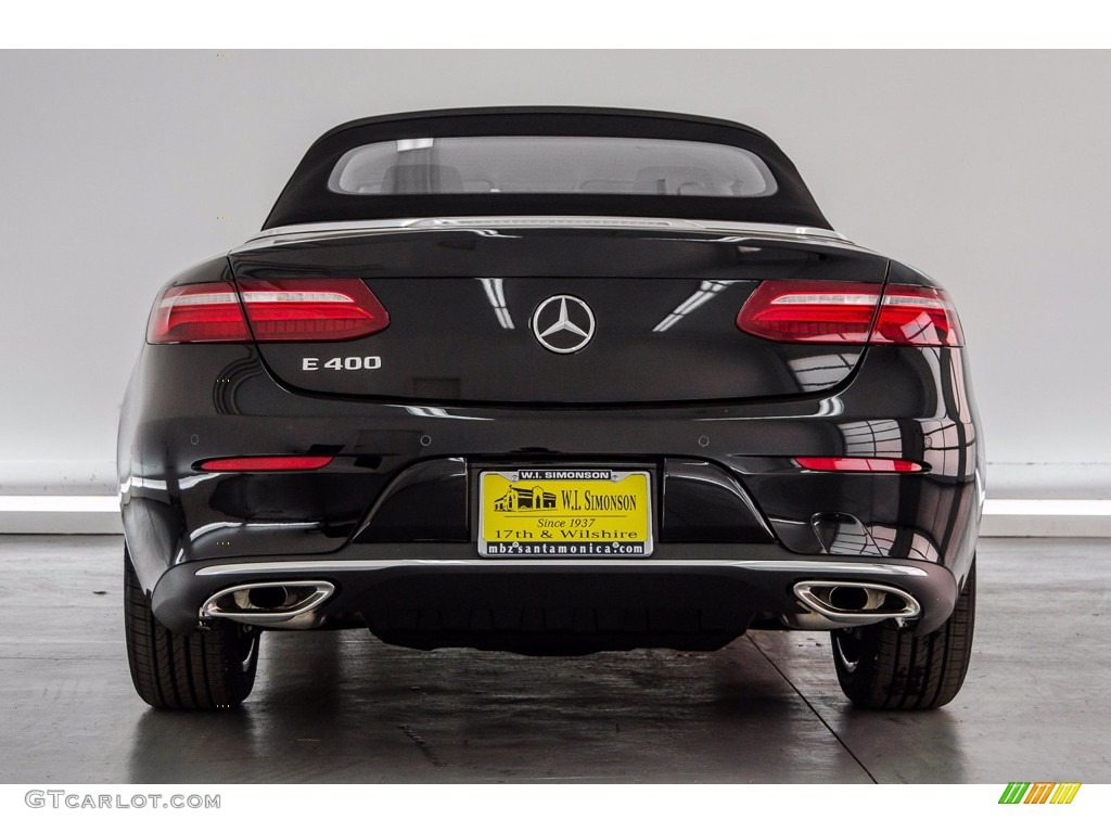 2018 E 400 Convertible - Black / Black photo #4