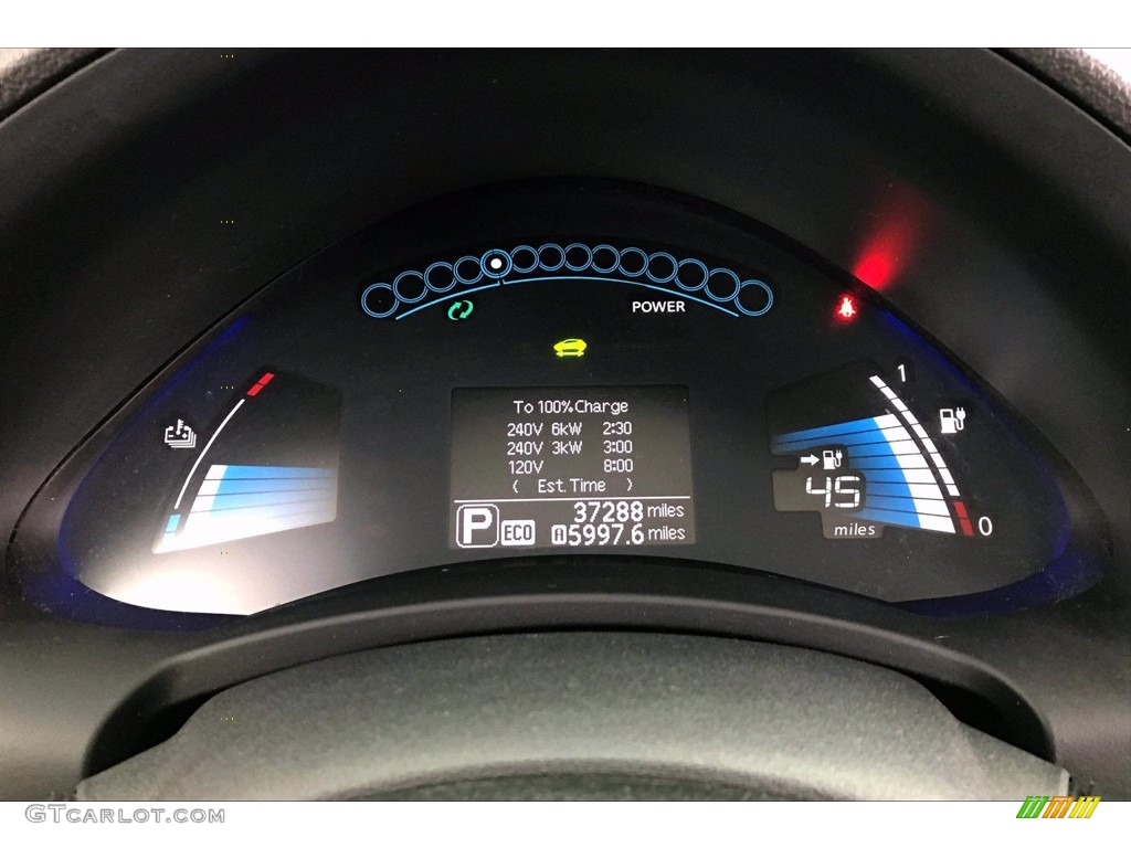 2016 Nissan LEAF S Gauges Photo #139037480