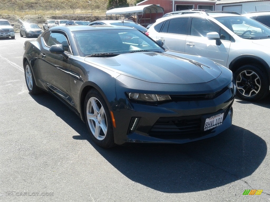 2017 Camaro LT Coupe - Nightfall Gray Metallic / Jet Black photo #1