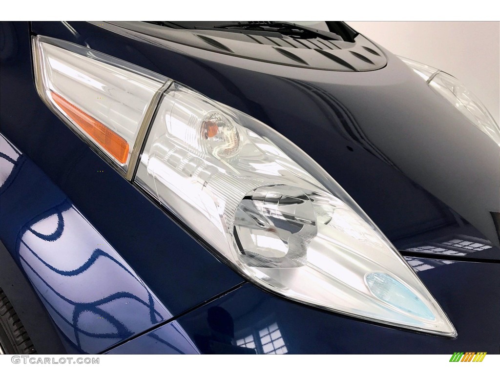 2016 LEAF S - Deep Blue Pearl / Black photo #31