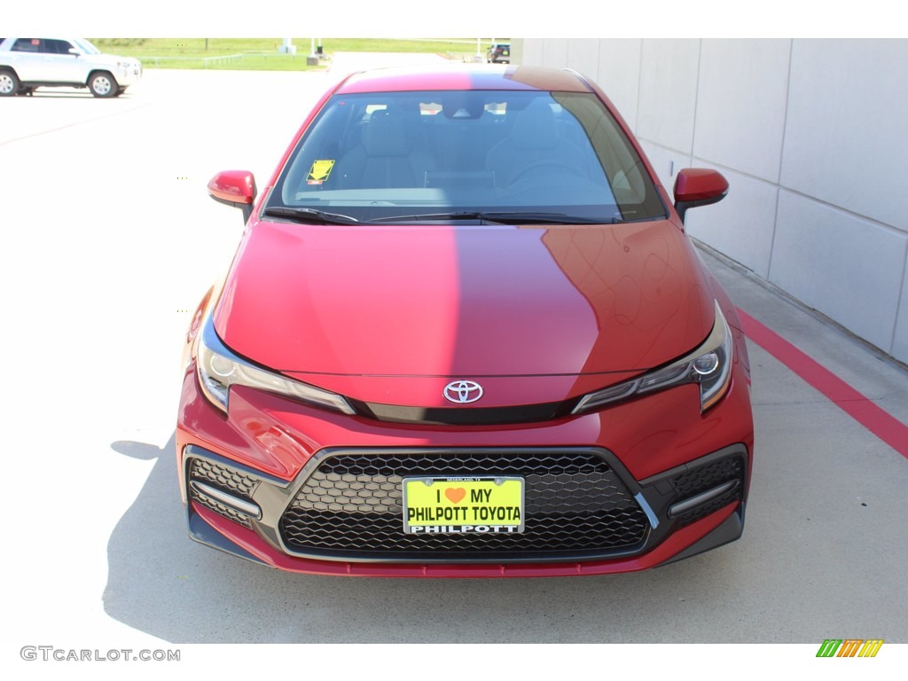 2021 Corolla SE - Barcelona Red Metallic / Light Gray/Moonstone photo #3