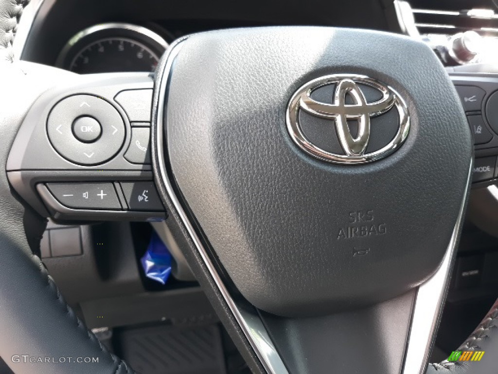 2020 Toyota Camry SE Black Steering Wheel Photo #139038875