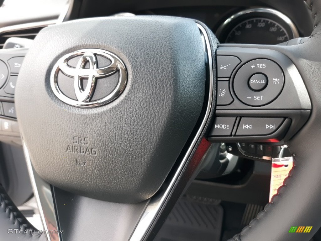 2020 Toyota Camry SE Black Steering Wheel Photo #139038893