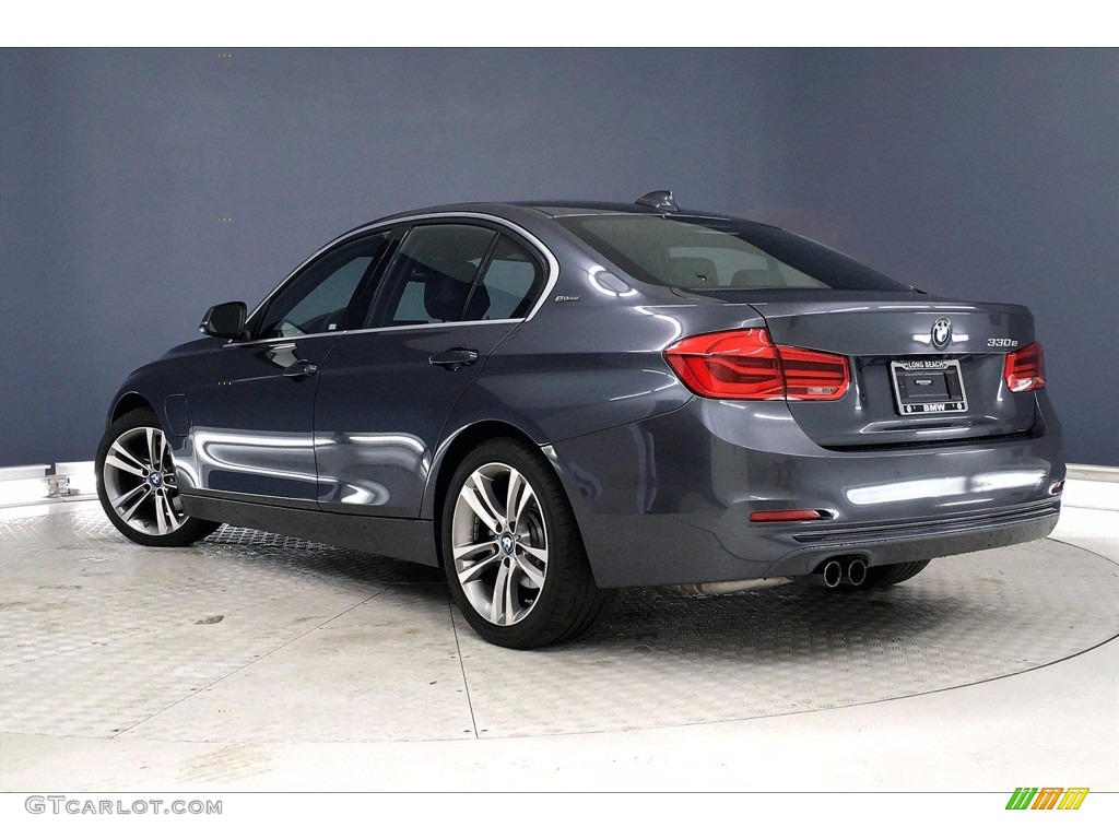 2017 3 Series 330e iPerfomance Sedan - Mineral Grey Metallic / Black photo #10