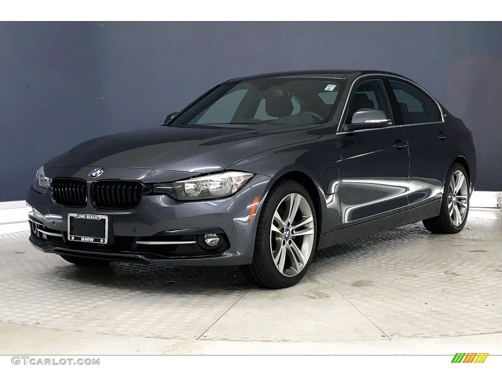 2017 3 Series 330e iPerfomance Sedan - Mineral Grey Metallic / Black photo #12