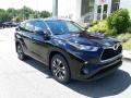 2020 Midnight Black Metallic Toyota Highlander XLE AWD  photo #33