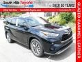 2020 Midnight Black Metallic Toyota Highlander Hybrid Platinum AWD  photo #1