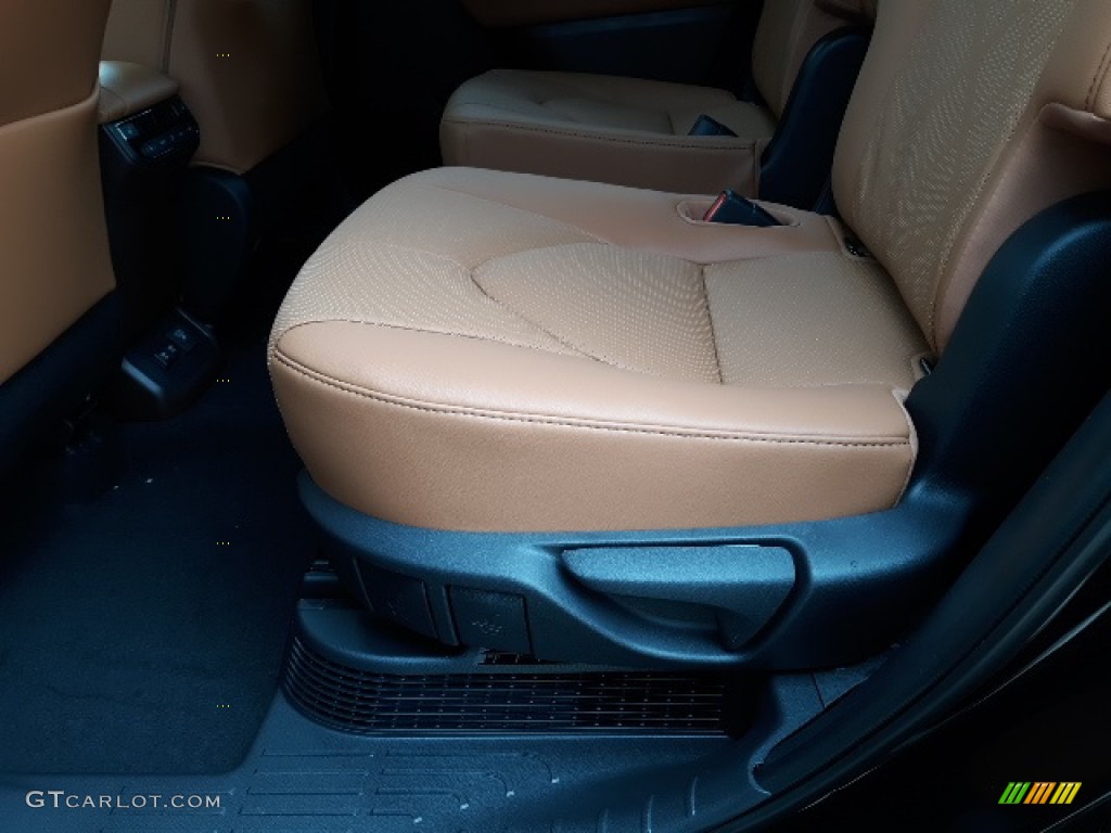 Glazed Caramel Interior 2020 Toyota Highlander Hybrid Platinum AWD Photo #139040717