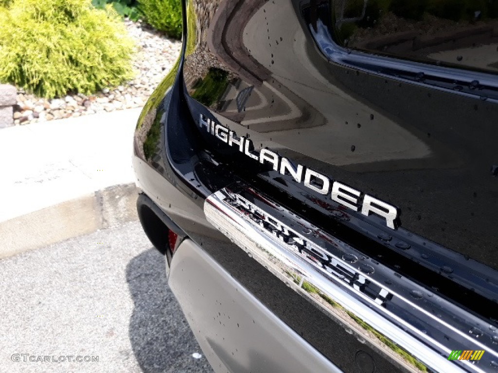 2020 Highlander Hybrid Platinum AWD - Midnight Black Metallic / Glazed Caramel photo #32