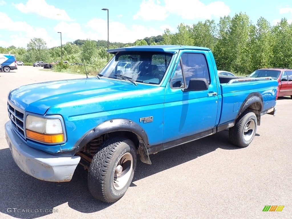 Lapis Metallic 1994 Ford F150 XL Regular Cab Exterior Photo #139041259