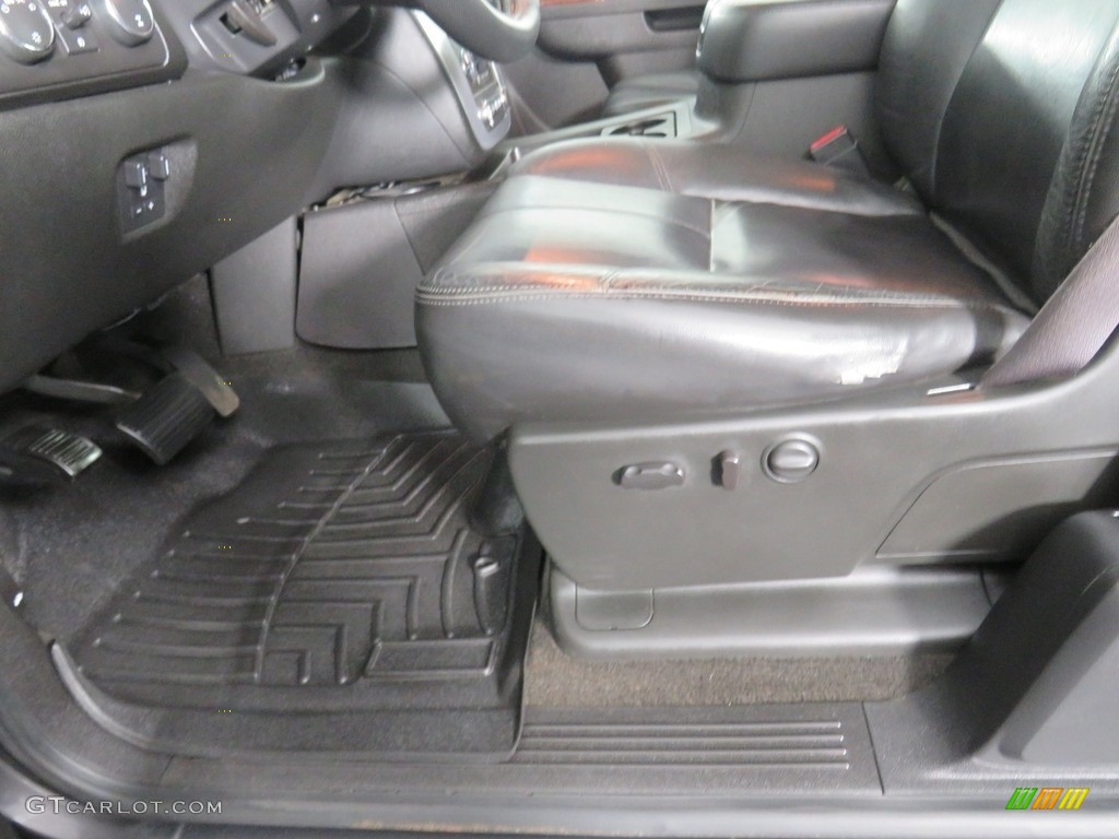 2011 Sierra 2500HD SLE Extended Cab 4x4 - Storm Gray Metallic / Ebony photo #23