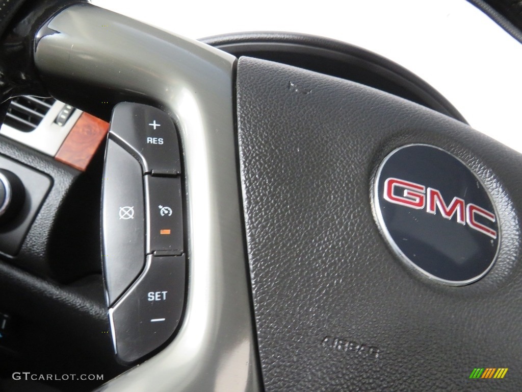 2011 GMC Sierra 2500HD SLE Extended Cab 4x4 Ebony Steering Wheel Photo #139041892