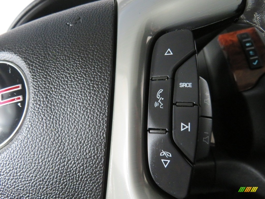 2011 GMC Sierra 2500HD SLE Extended Cab 4x4 Ebony Steering Wheel Photo #139041916