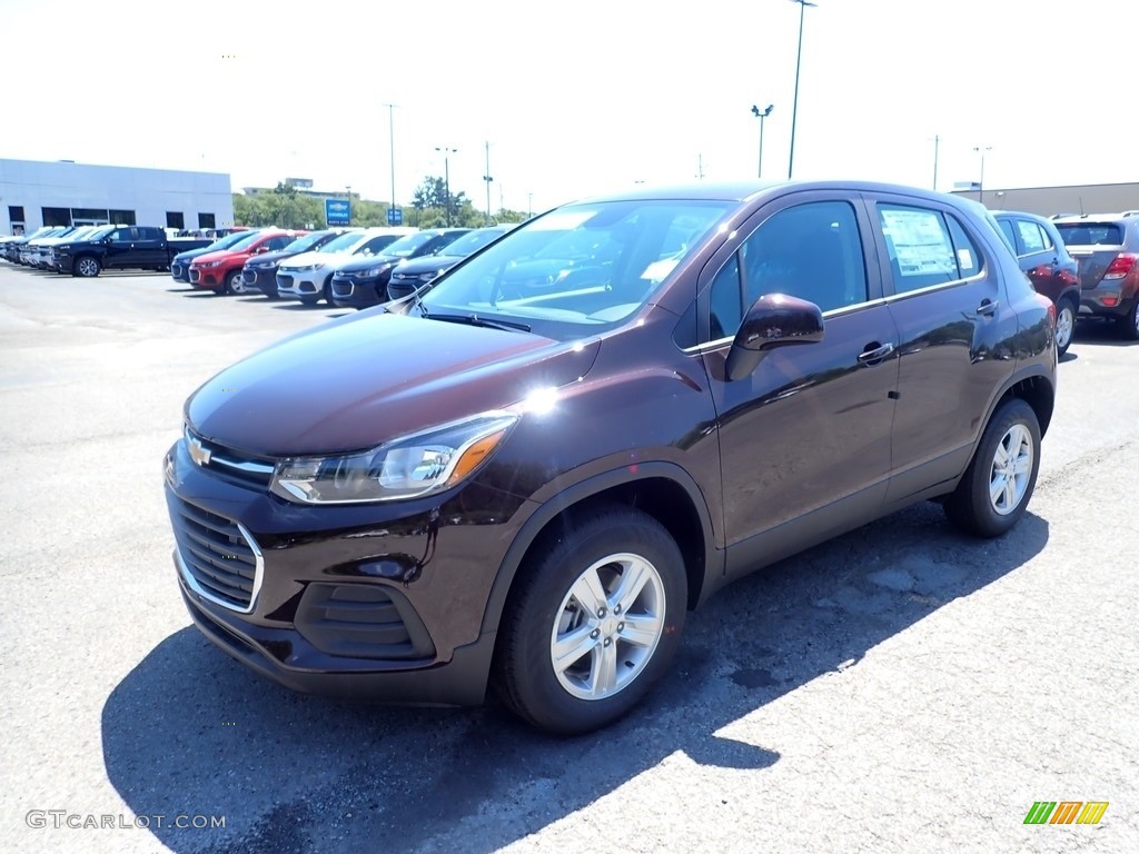 2020 Trax LS AWD - Black Cherry / Jet Black photo #1