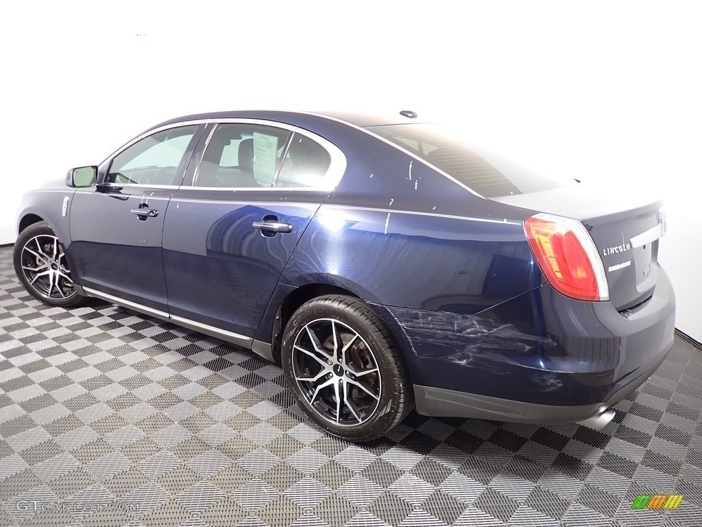 2009 MKS AWD Sedan - Dark Ink Blue Metallic / Charcoal Black photo #8