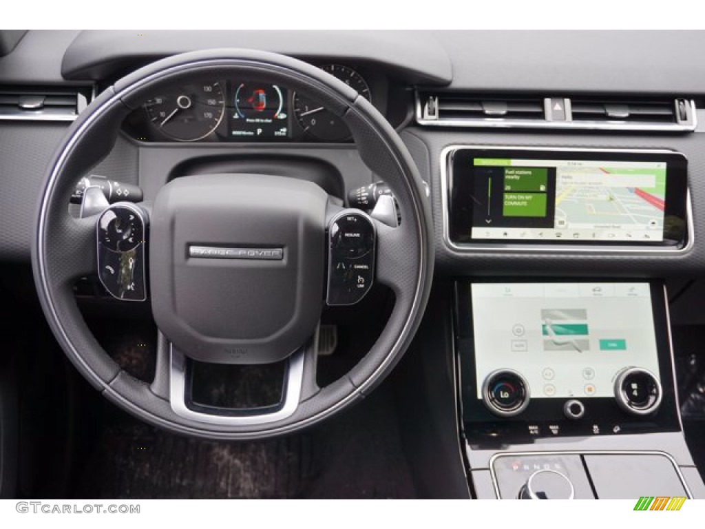 2020 Land Rover Range Rover Velar R-Dynamic S Ebony/Ebony Dashboard Photo #139044778