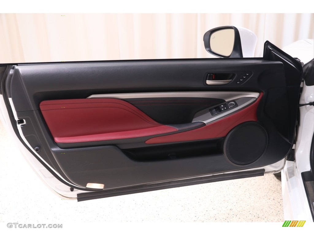 2015 Lexus RC 350 F Sport AWD Rioja Red Door Panel Photo #139044910