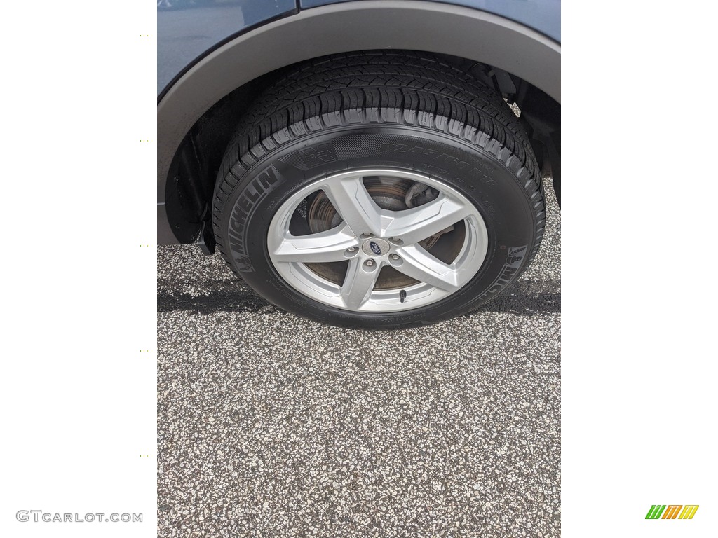 2018 Explorer FWD - Blue Metallic / Medium Stone photo #3