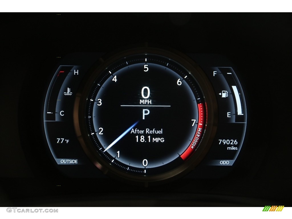2015 Lexus RC 350 F Sport AWD Gauges Photo #139045042