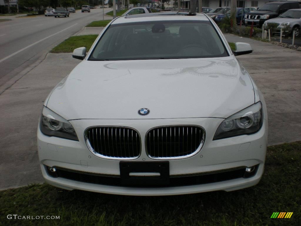 2009 7 Series 750Li Sedan - Alpine White / Black Nappa Leather photo #1