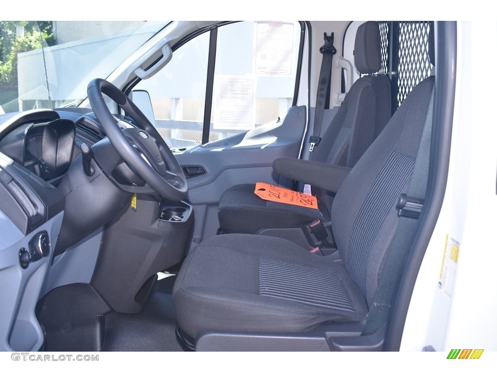 2019 Transit Van 250 LR Regular - Oxford White / Charcoal black photo #6