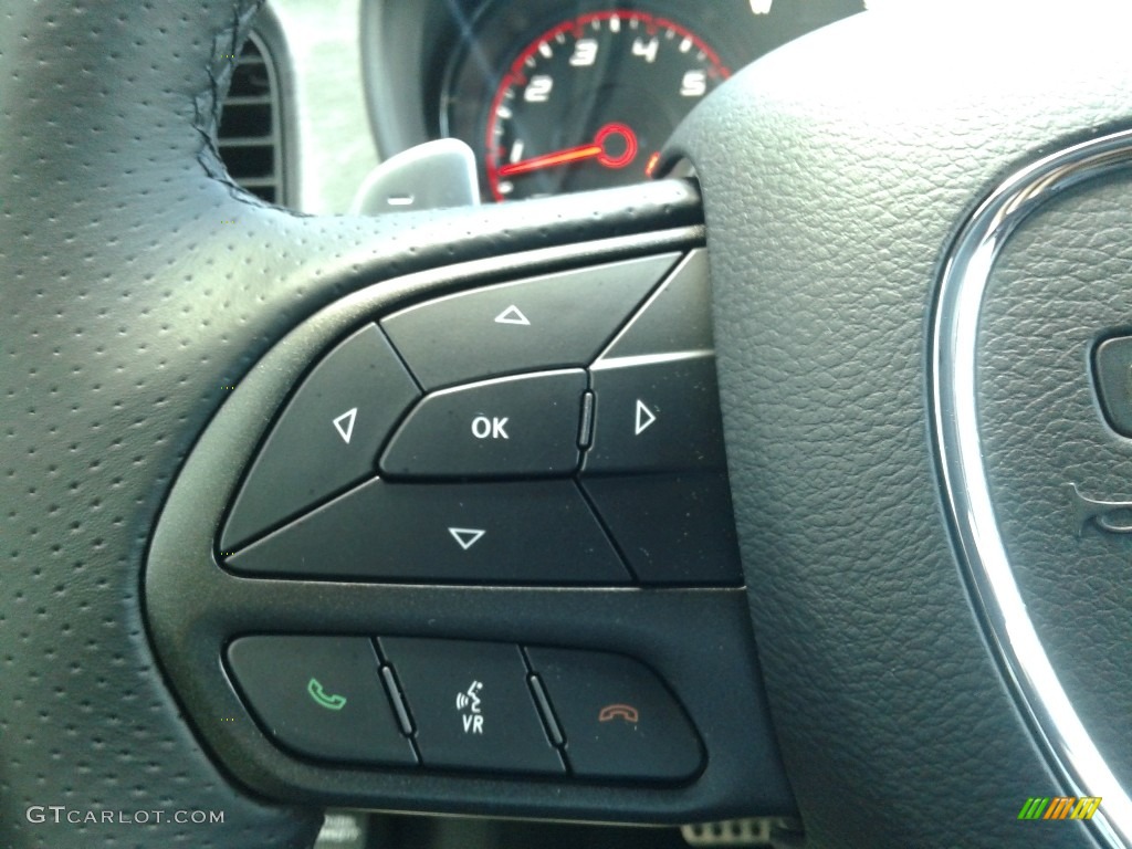 2020 Dodge Charger Daytona Black Steering Wheel Photo #139045882